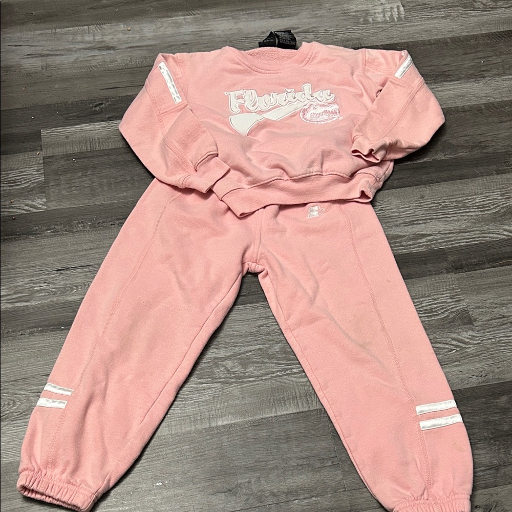 Colosseum Pink Kids Sweatpants and Sweatshirt Set